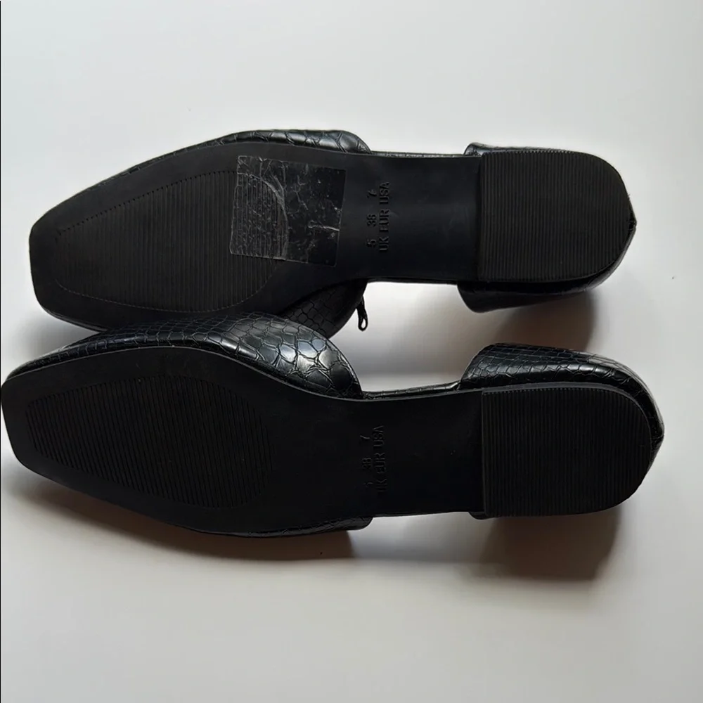 Primark Black Flats Classic Minimalist Design